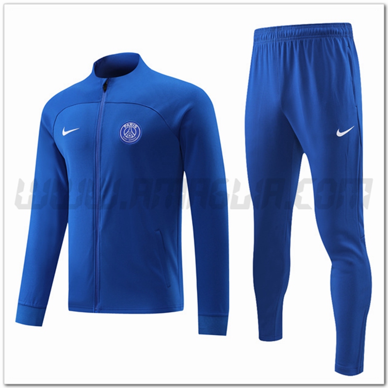 Tuta Giacca Allenamento PSG Blu 2022 2023