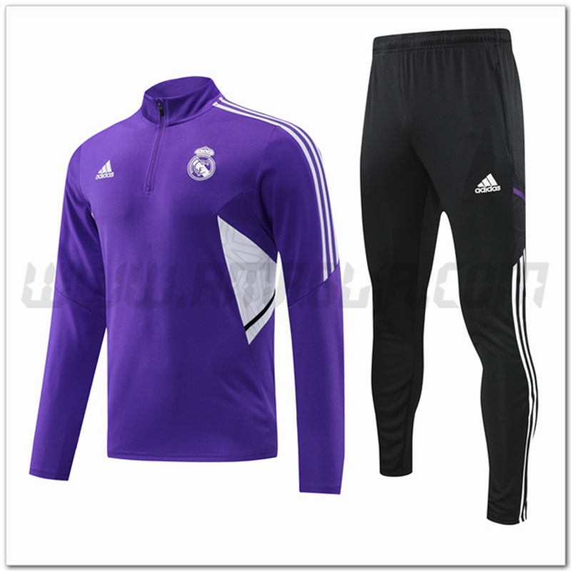 Tuta Allenamento Real Madrid Viola 2022 2023