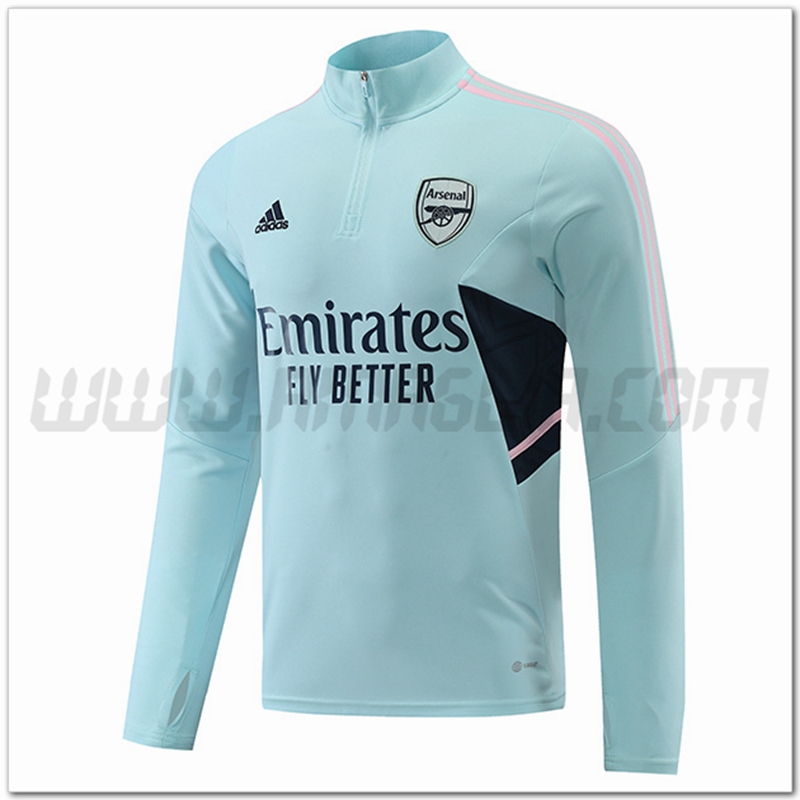 Felpa Allenamento Arsenal Verde Chiara 2022 2023