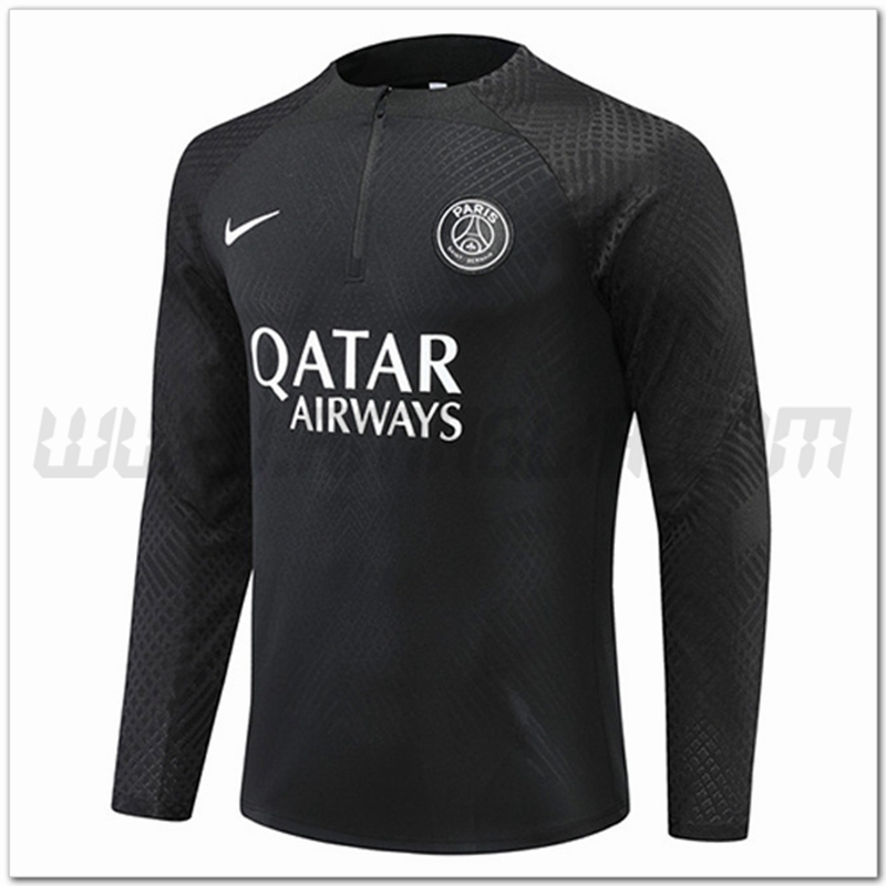 Felpa Allenamento PSG Nero 2022 2023