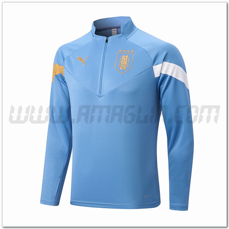 Felpa Allenamento Uruguay Azzurro 2022 2023
