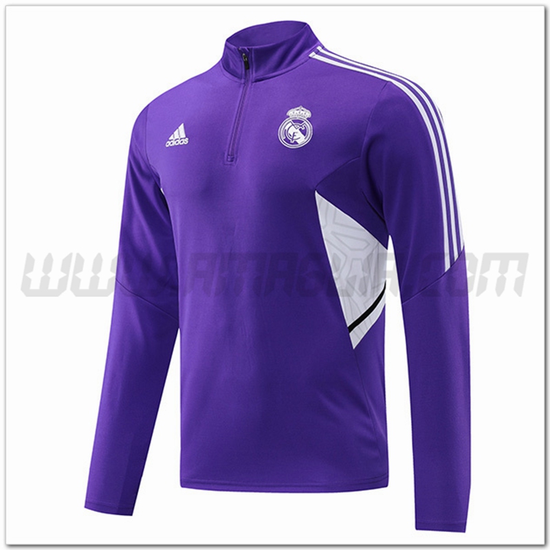 Felpa Allenamento Real Madrid Viola 2022 2023