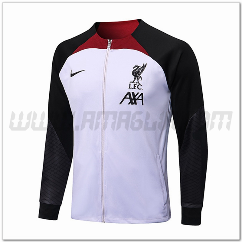Giacca Calcio FC Liverpool Nero/Bianco 2022 2023