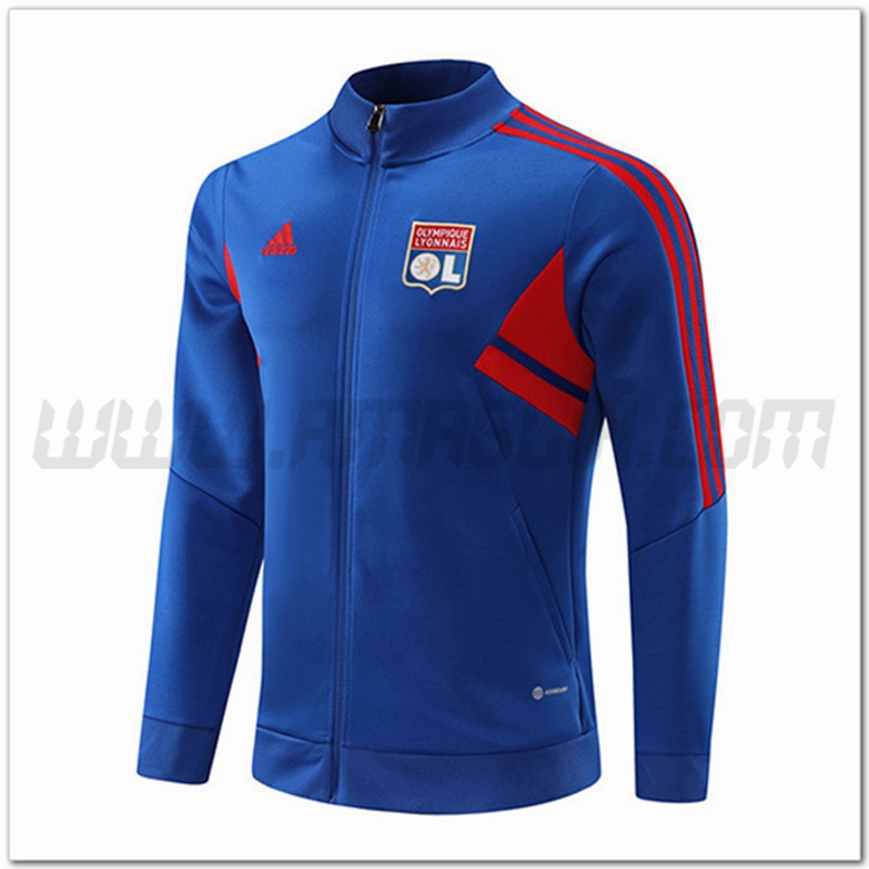 Giacca Calcio Lyon OL Blu 2022 2023