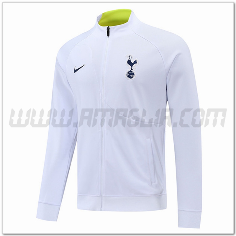 Giacca Calcio Tottenham Hotspurs Bianco 2022 2023