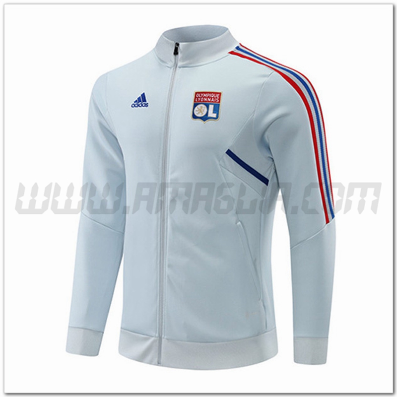 Giacca Calcio Lyon OL Grigio 2022 2023