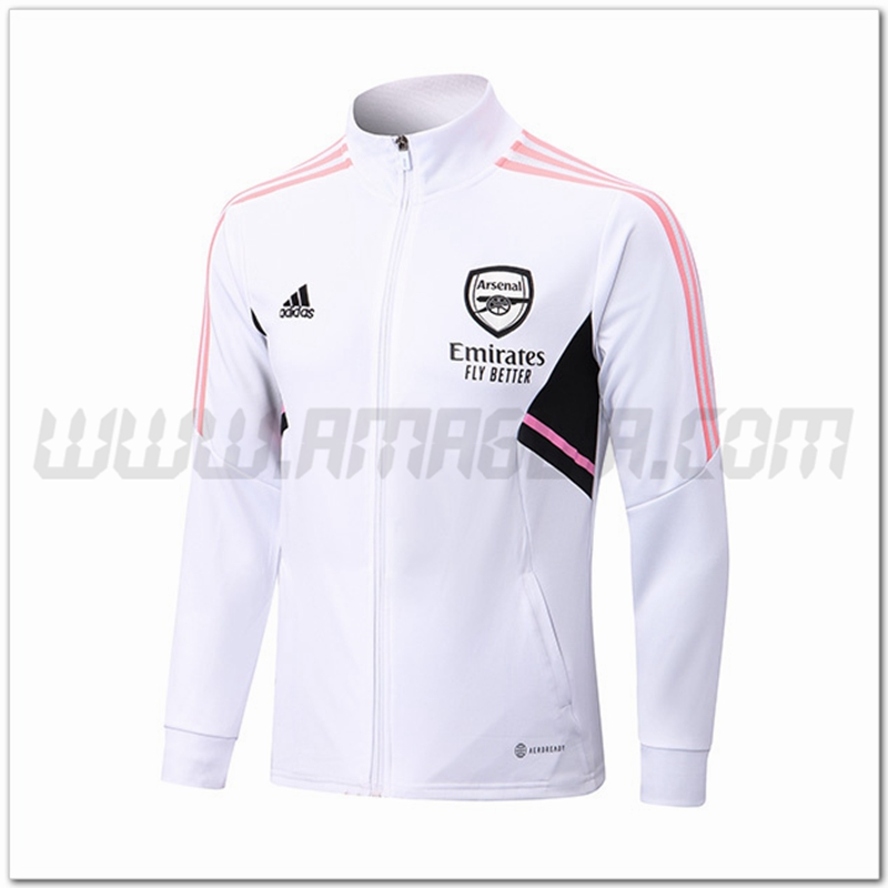 Giacca Calcio Arsenal Bianco 2022 2023