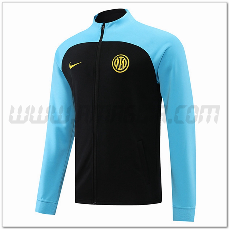 Giacca Calcio Inter Milan Nero/Blu 2022 2023