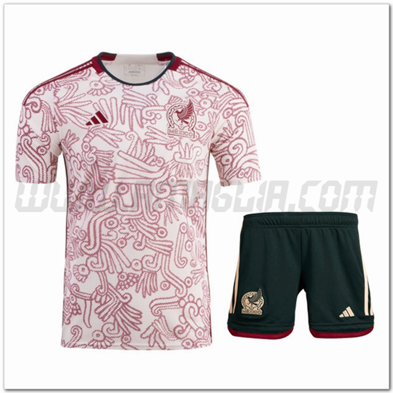 Kit Maglia Messico Seconda + Pantaloncini 2022 2023