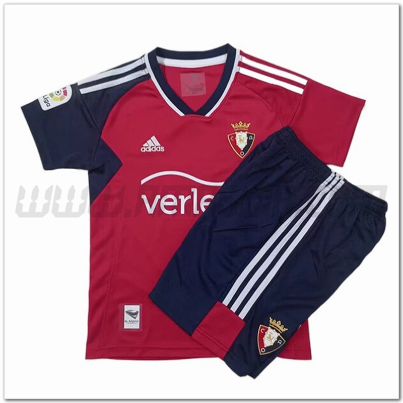 Nuovo Kit Maglia Atletico Osasuna Bambino Prima 2022 2023