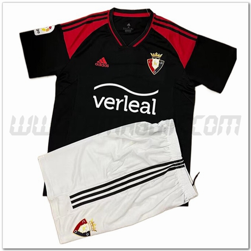 Nuovo Kit Maglia Atletico Osasuna Bambino Seconda 2022 2023