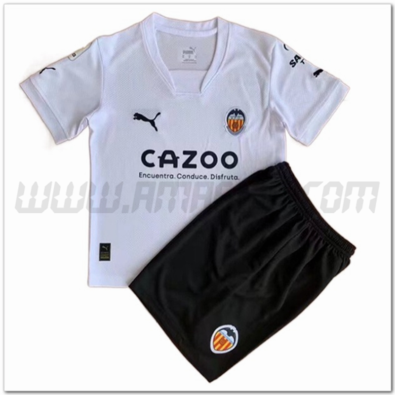 Nuovo Kit Maglia Valencia CF Bambino Prima 2022 2023
