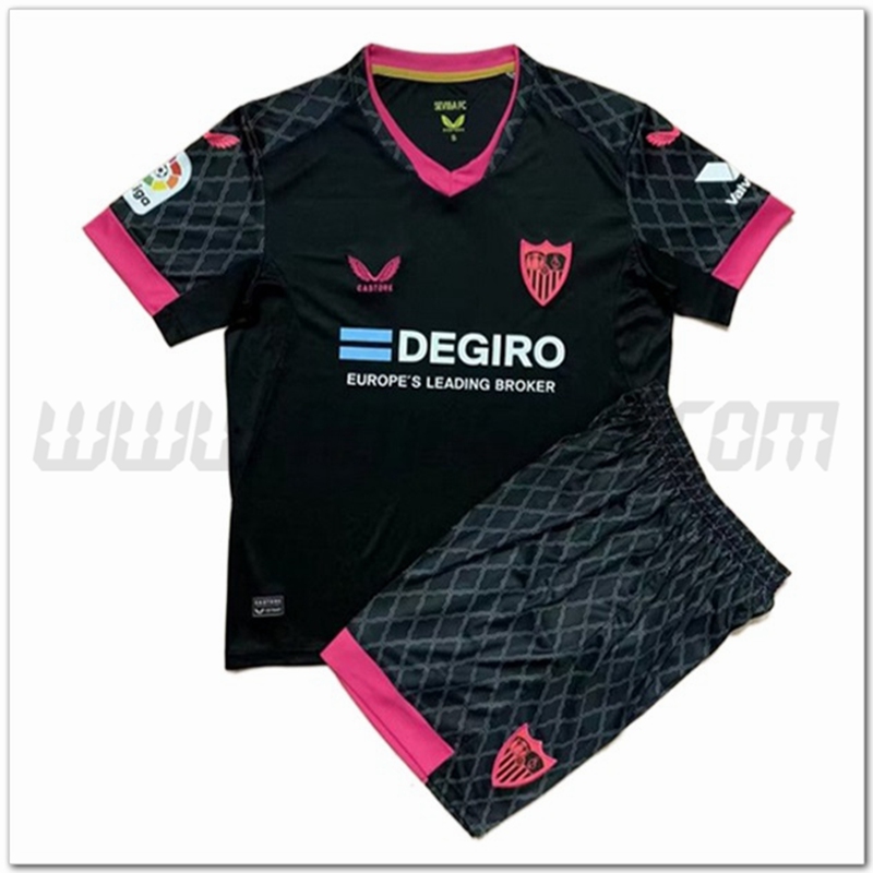 Nuovo Kit Maglia Sevilla FC Bambino Terza 2022 2023