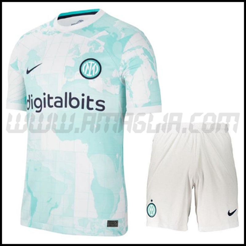 Kit Maglia Inter Milan Seconda + Pantaloncini 2022 2023
