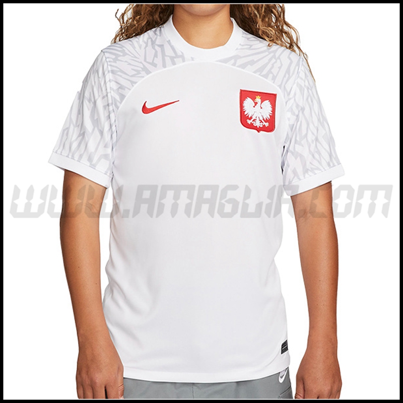 Nuovo Maglia Squadra Polonia Prima 2022 2023