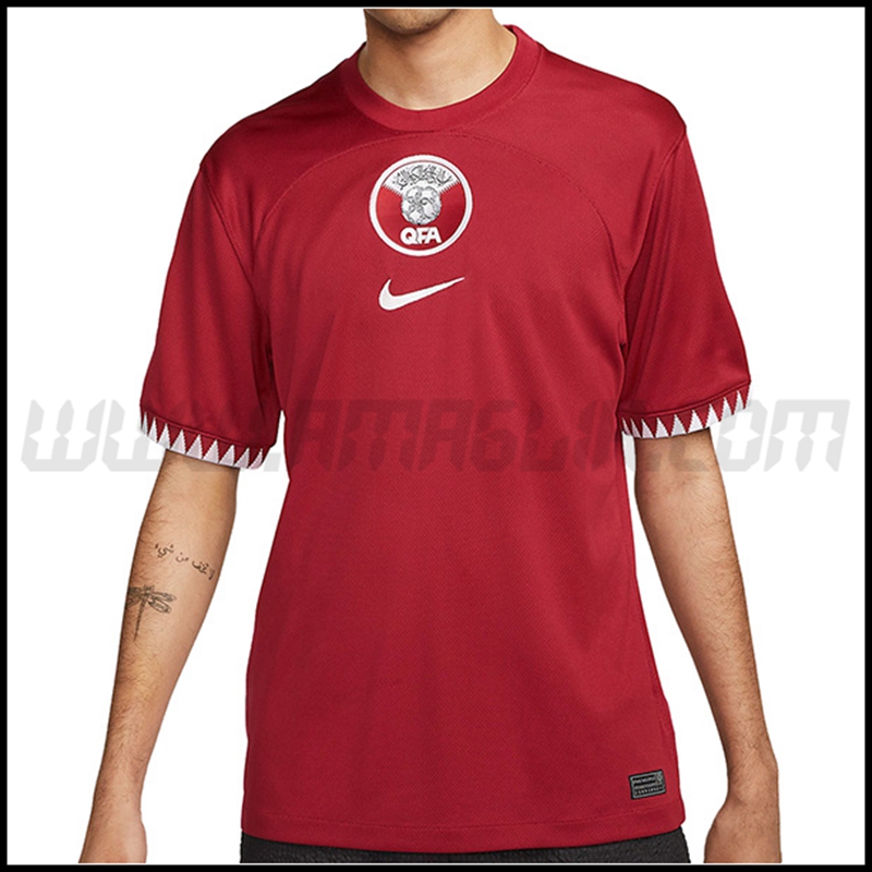 Nuovo Maglia Squadra Qatar Prima 2022 2023