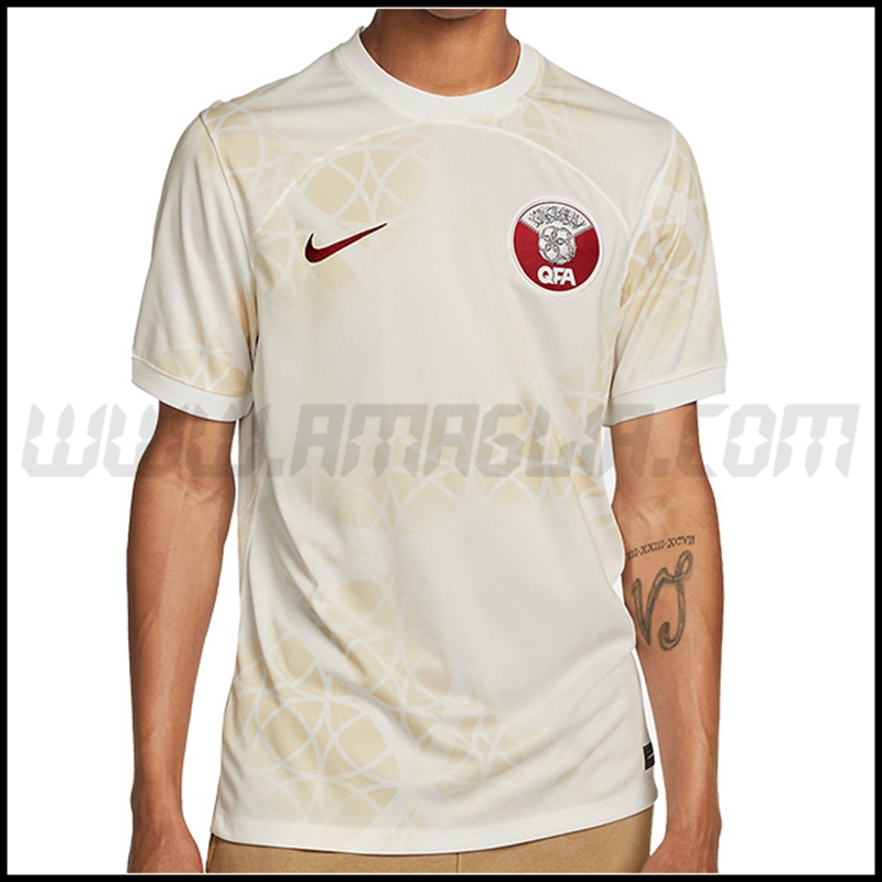 Nuovo Maglia Squadra Qatar Seconda 2022 2023
