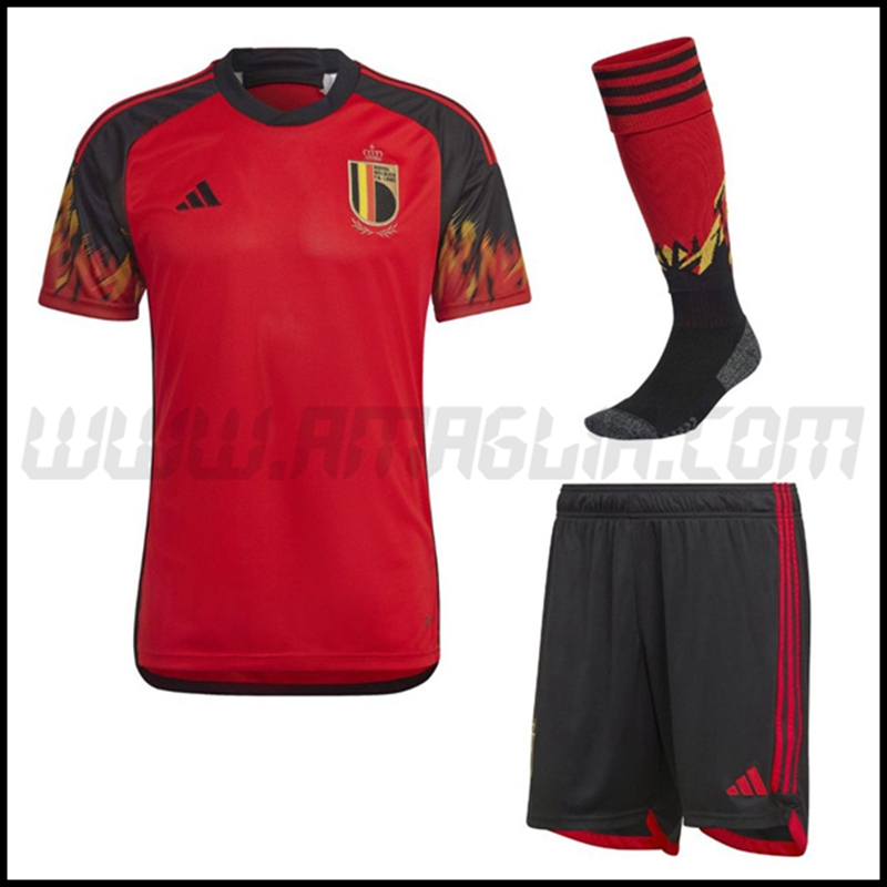 Kit Maglia Belgio Prima (Pantaloncini + Calzini) 2022 2023