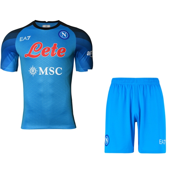 Kit Maglia SSC Napoli Prima + Pantaloncini 2022 2023 Blu