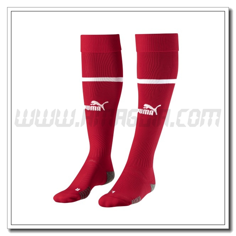 Calzini Calcio Svizzera Prima 2022 2023 Rosso