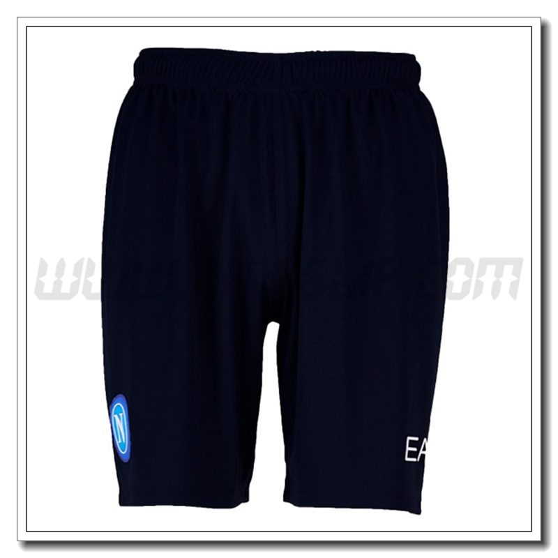 Bermuda SSC Napoli Unisex - Pantaloni Ufficiali, 100% Poliestere, Vita Media - Foto 5