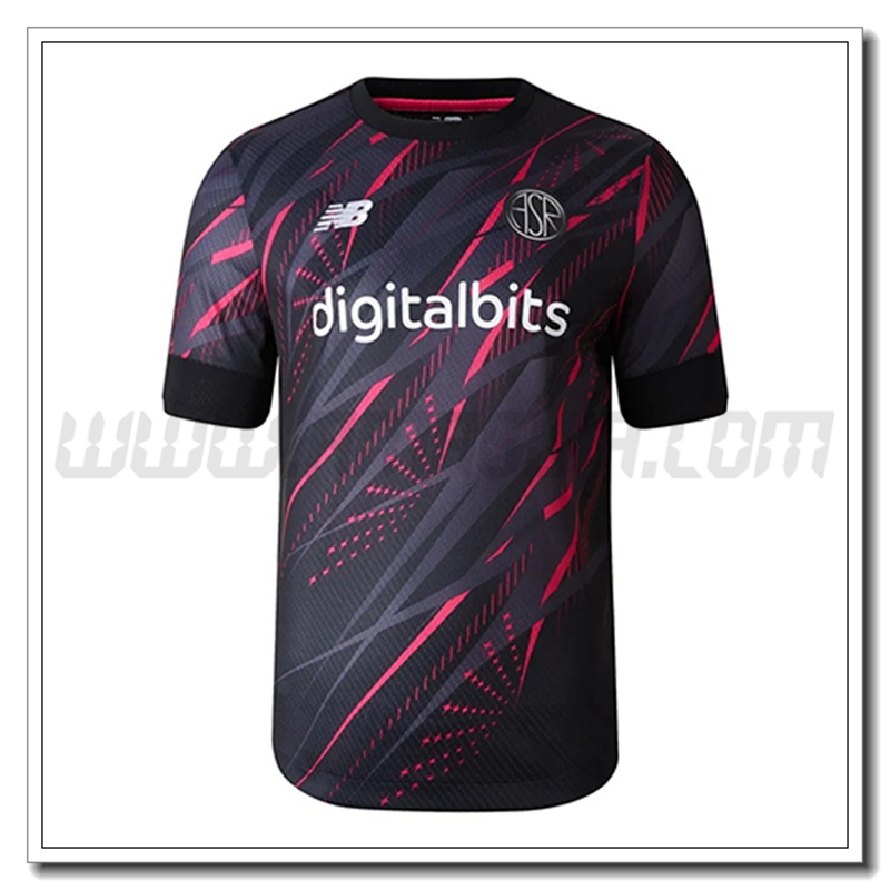 AS Roma Terza Nuovo Maglia 2022 2023 Nero