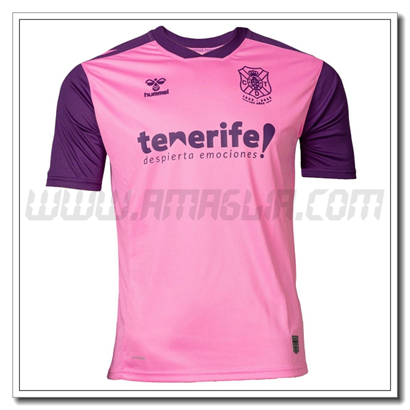 CD Tenerife Terza Nuovo Maglia 2022 2023 Rosa