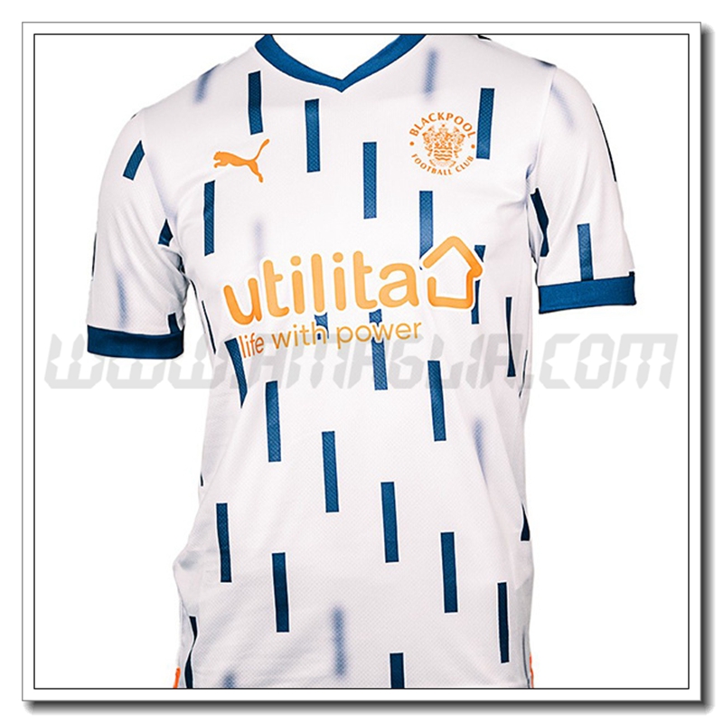 Blackpool Seconda Nuovo Maglia 2022 2023 Blu