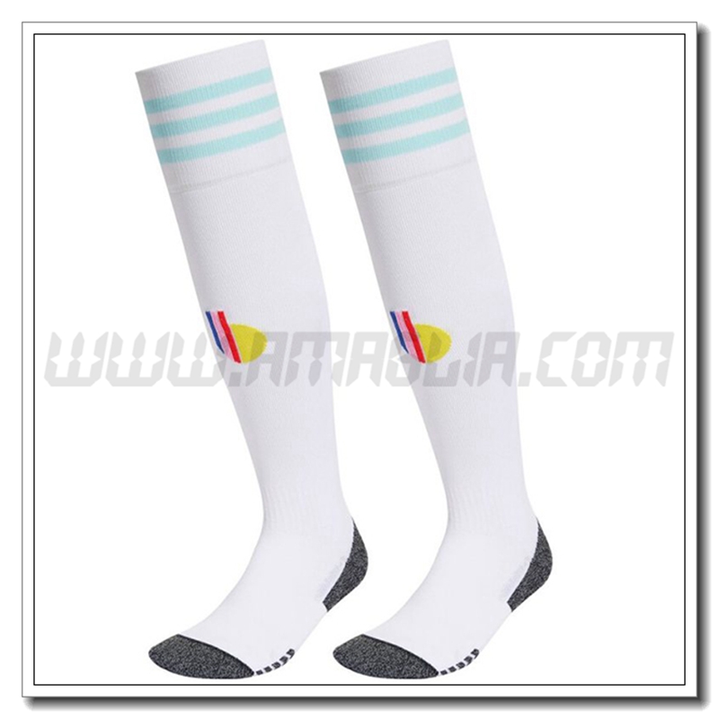 Calzini Calcio Belgio Seconda 2022 2023