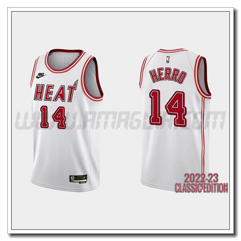 Maglia Miami Heat (HERRO #14) 2022/23 Bianco