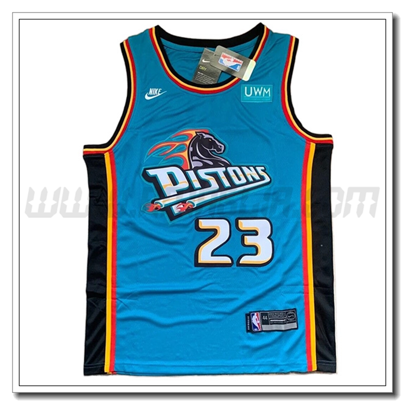 Maglia Detroit Pistons (IVEY #23) 2022/23 Azzurro