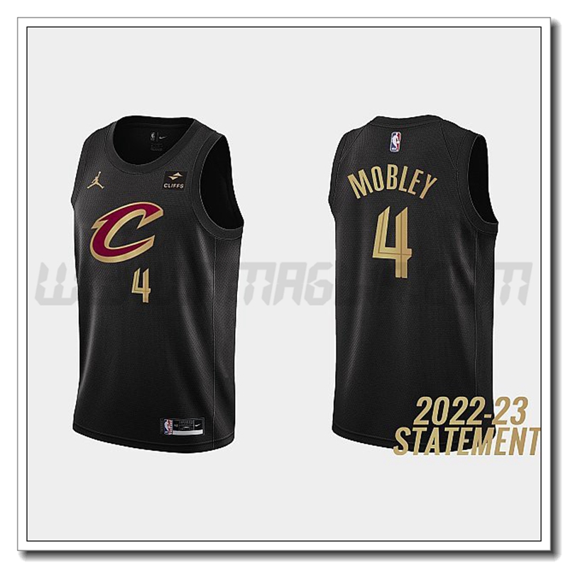 Maglia Cleveland Cavaliers (MOBLEY #4) 2022/23 Nero