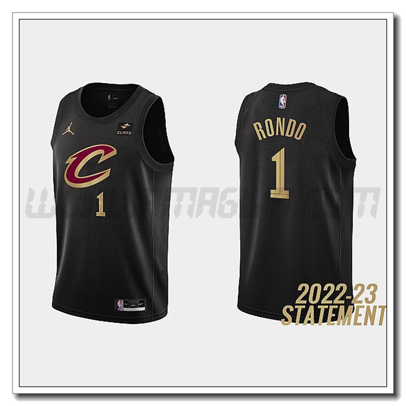 Maglia Cleveland Cavaliers (RONDO #1) 2022/23 Nero