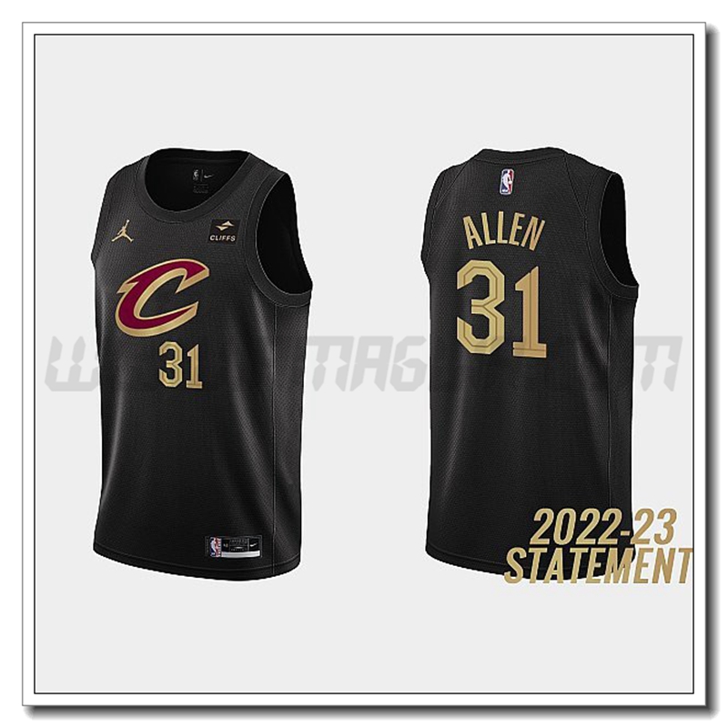 Maglia Cleveland Cavaliers (ALLEN #31) 2022/23 Nero