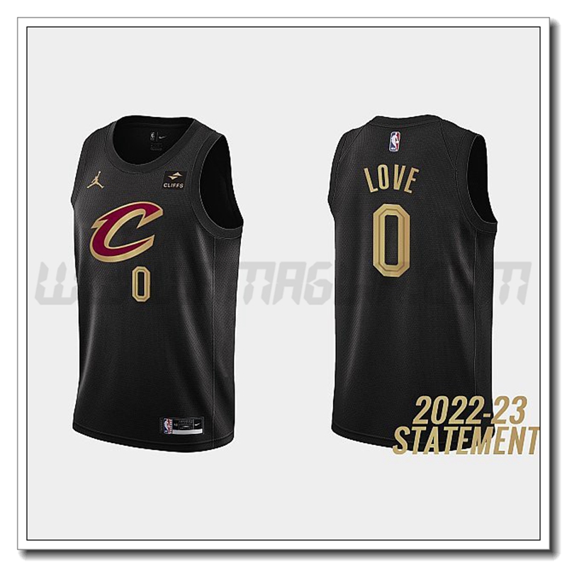 Maglia Cleveland Cavaliers (LOVE #0) 2022/23 Nero