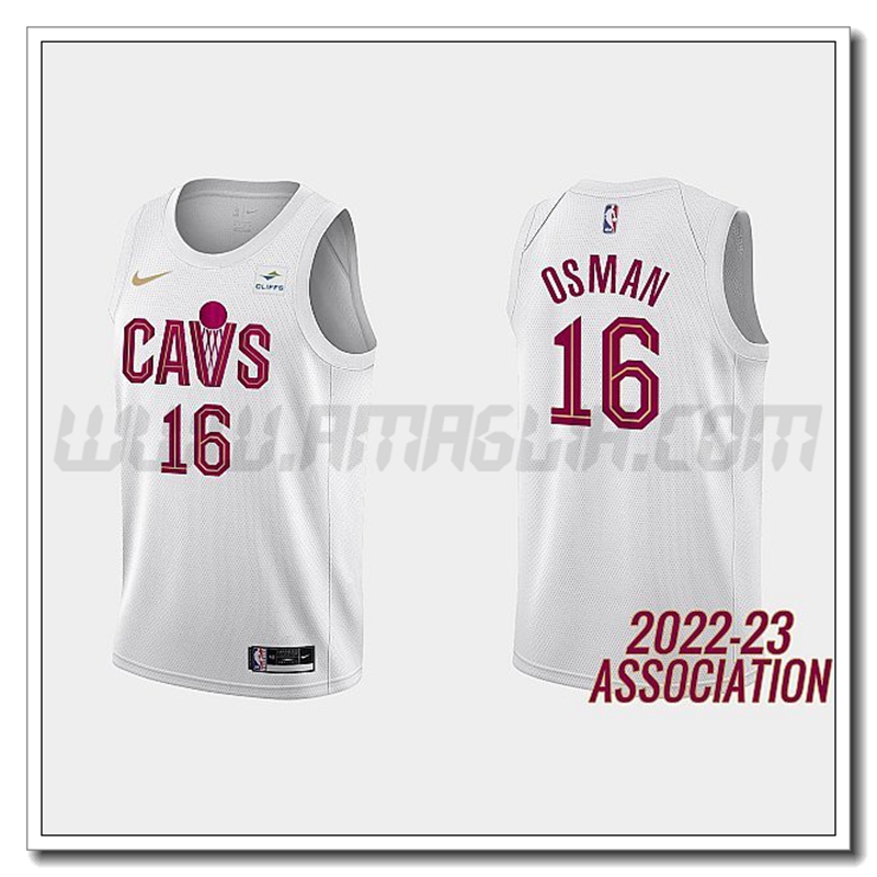 Maglia Cleveland Cavaliers (OSMAN #16) 2022/23 Bianco