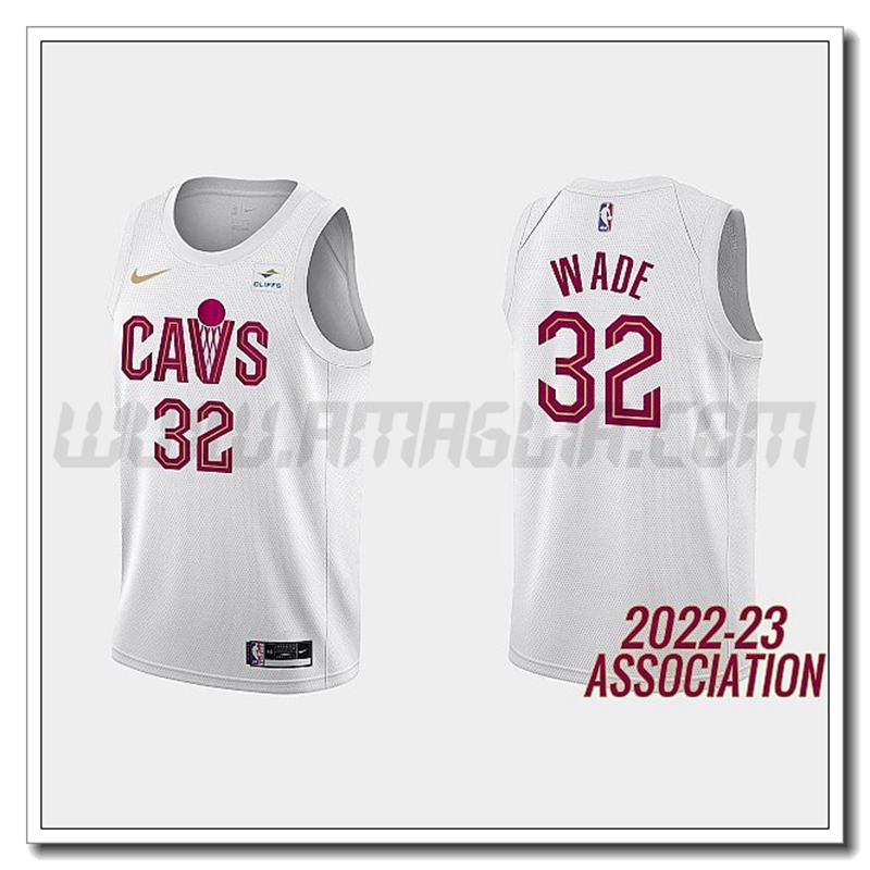 Maglia Cleveland Cavaliers (RUBIO #99) 2022/23 Bianco