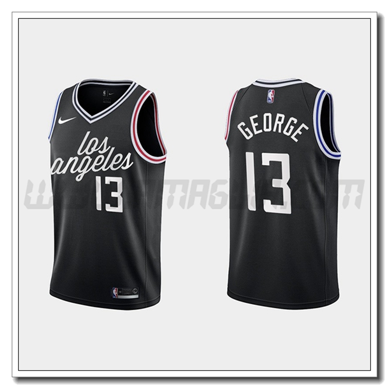 Maglia Los Angeles Clippers (GEORGE #13) 2022/23 Nero