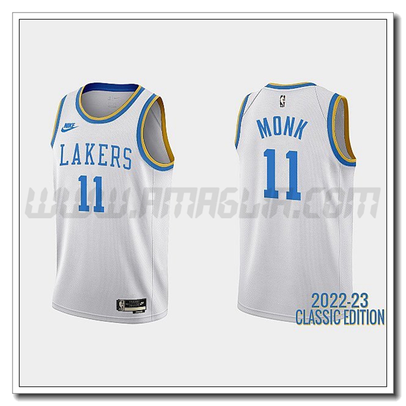 Maglia Los Angeles Lakers (MONK #11) 2022/23 Bianco