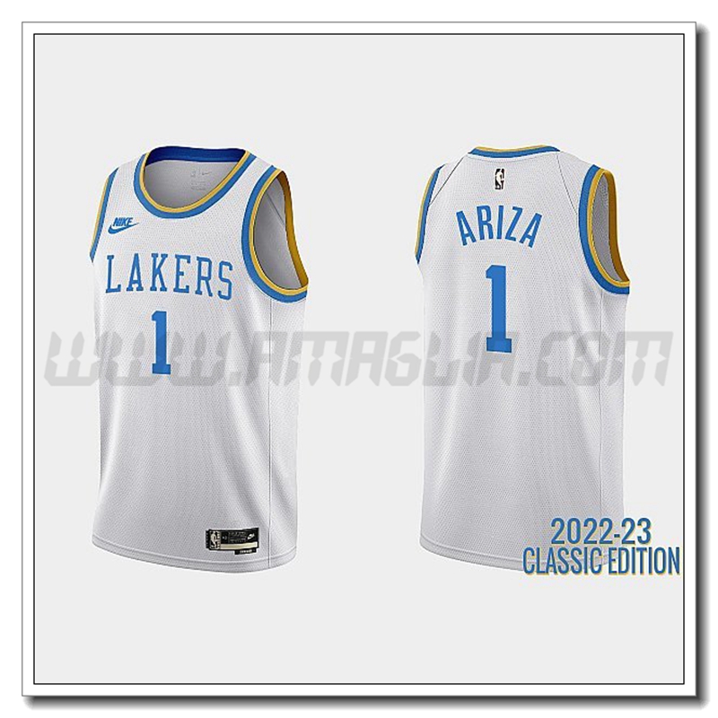 Maglia Los Angeles Lakers (ARIZA #1) 2022/23 Bianco