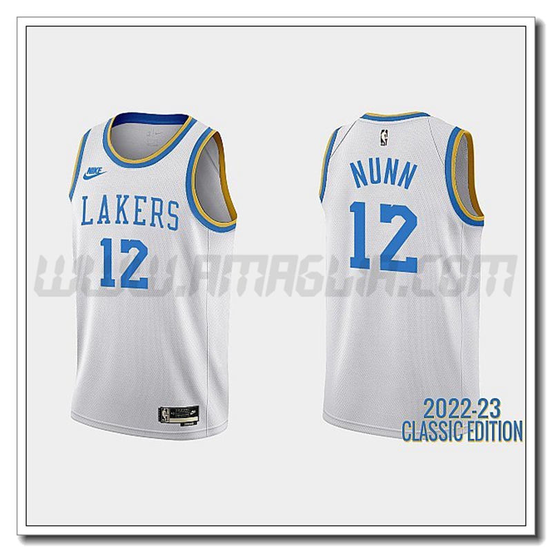 Maglia Los Angeles Lakers (NUNN #12) 2022/23 Bianco
