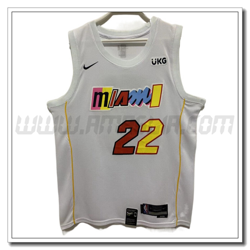 Maglia Miami Heat (BUTLER #22) 2022/23 Bianco