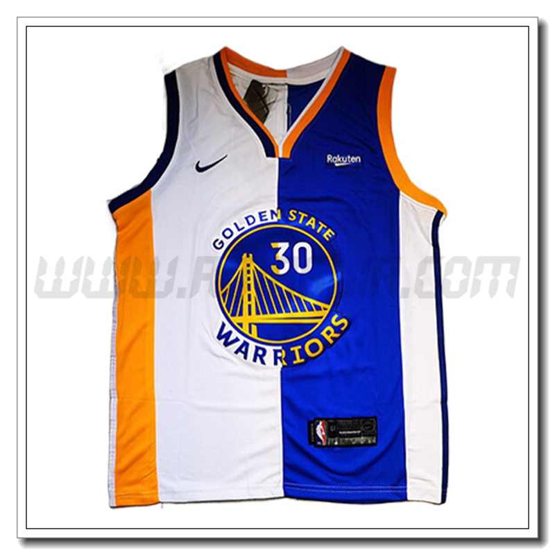 Maglia Golden State Warriors (CURRY #30) 2022/23 Bianco/Blu