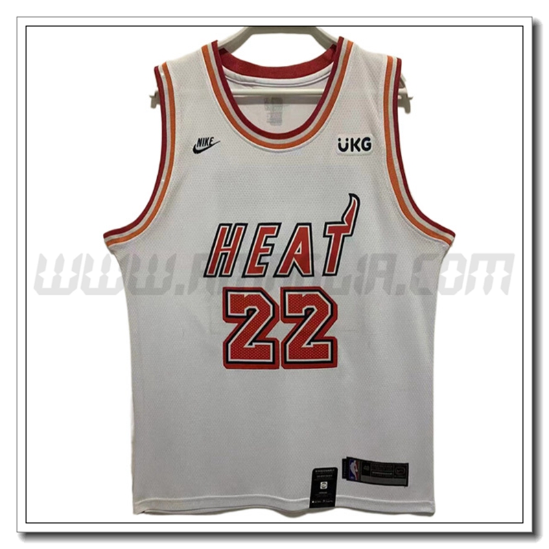 Maglia Miami Heat (BUTLER #22) 2022/23 Bianco