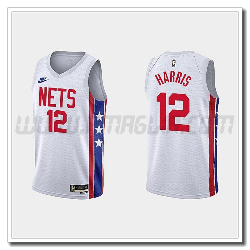 Maglia Brooklyn Nets (HARRIS #12) 2022/23 Bianco