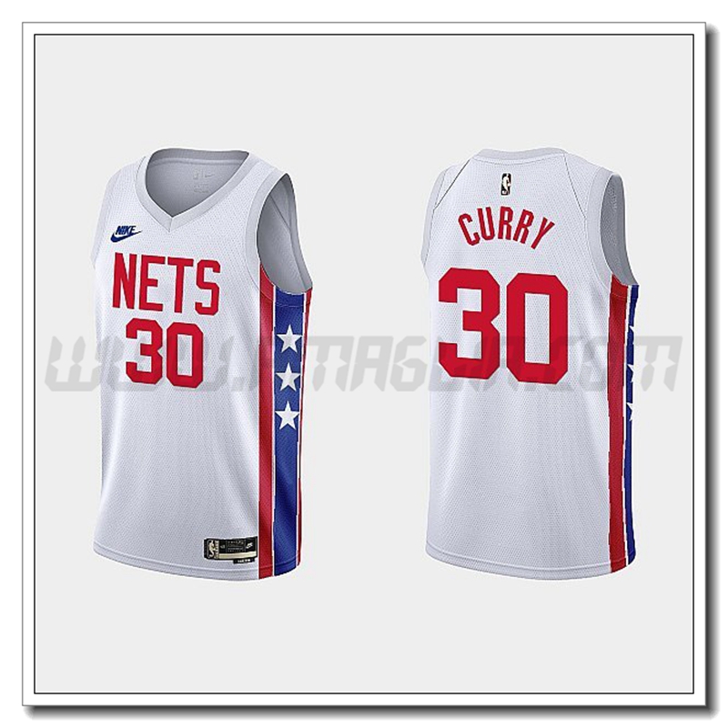 Maglia Brooklyn Nets (CURRY #30) 2022/23 Bianco