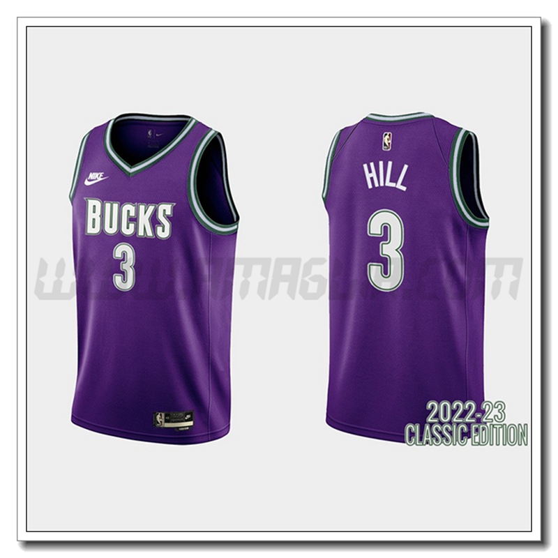 Maglia Brooklyn Nets (HILL #3) 2022/23 Viola