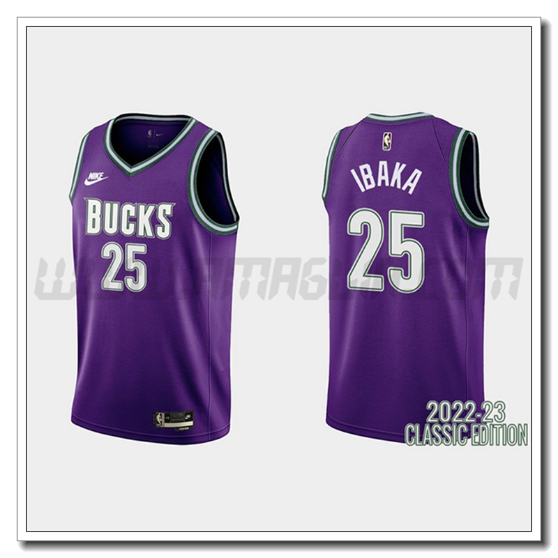 Maglia Brooklyn Nets (IBAKA #25) 2022/23 Viola