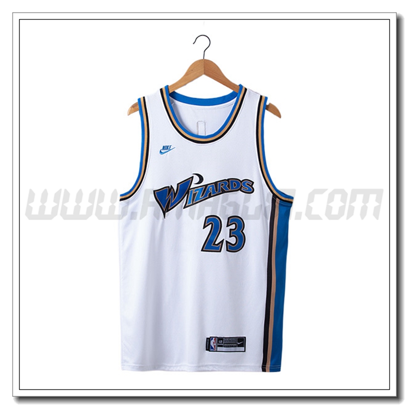 Maglia Washington Wizards (JORDAN #23) 2022/23 Bianco