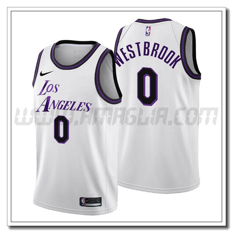 Maglia Los Angeles Lakers (WESTBROOK #0) 2022/23 Bianco